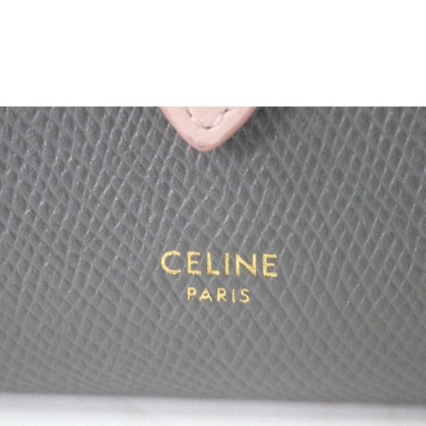 33601 8 Celine Small Strap Wallet Essential Bicolor