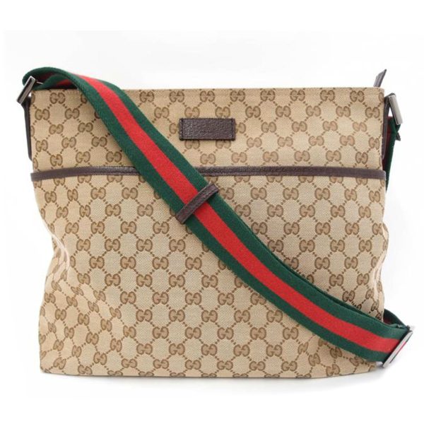 33681 1 Gucci GG Canvas Sherry Shoulder Bag