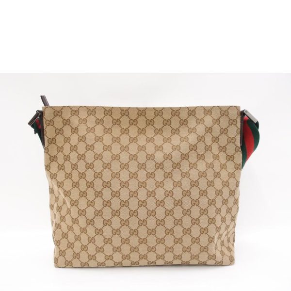 33681 2 Gucci GG Canvas Sherry Shoulder Bag