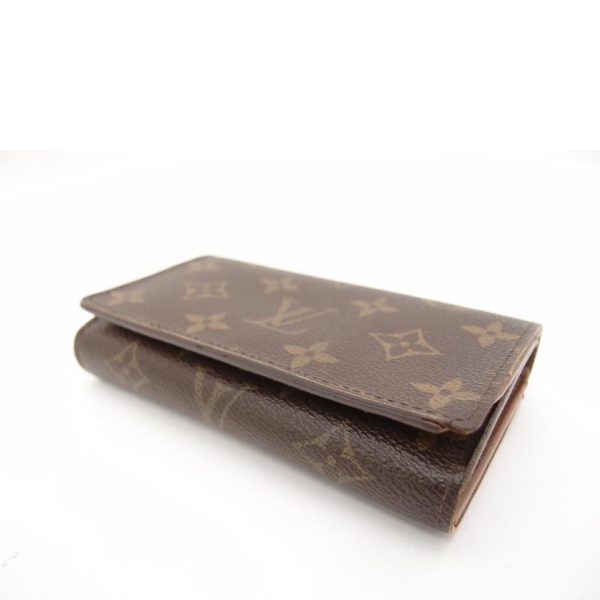 33742 3 Louis Vuitton Tresor Monogram Wallet Brown