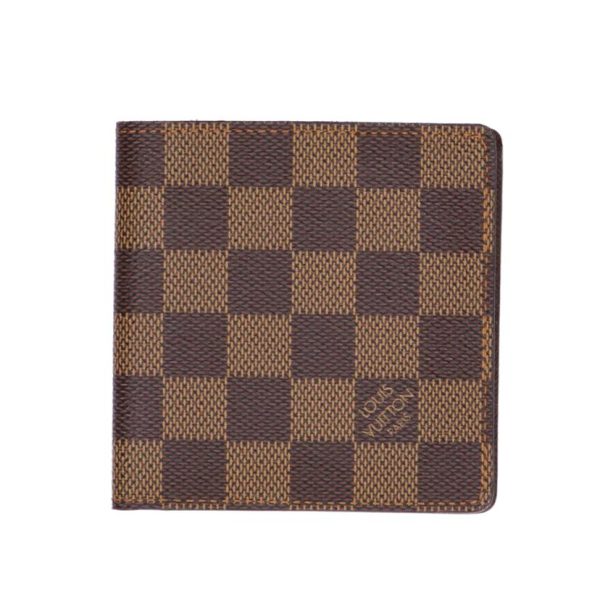 33795 1 Louis Vuitton Portovier Damier Wallet Brown