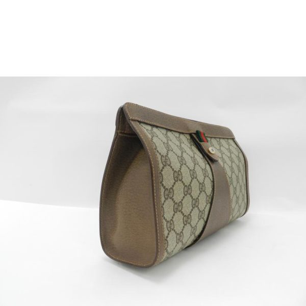 33841 4 Vintage Gucci Shoulder Back Brown