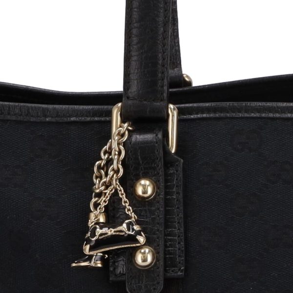 33841 7 Gucci GG Canvas Tote Bag Black