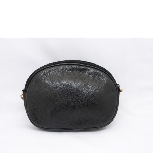 33905 2 Gucci Leather Shoulder Bag Black