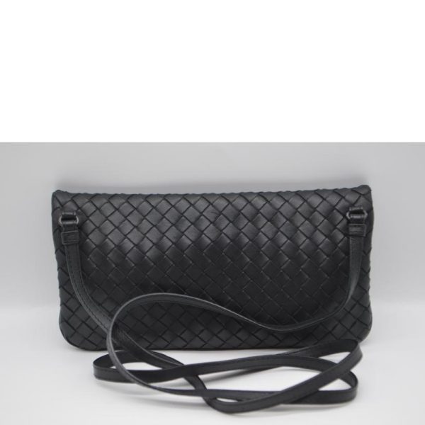 33922 2 Bottega Veneta Intrecciato Turnlock Leather Mini Pochette