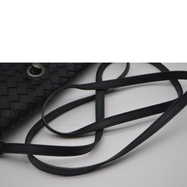 33922 4 Bottega Veneta Intrecciato Turnlock Leather Mini Pochette