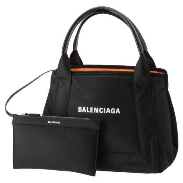 339933210k4 1 Balenciaga Navy Hippo Tote Bag Navy