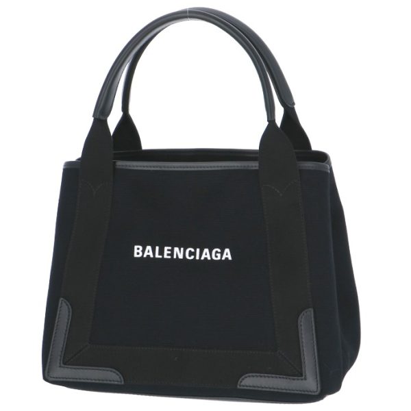 339933aq38n1000 6 Balenciaga Navy Hippo Tote Bag Black