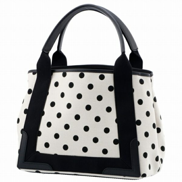 339933k9h8n9290 2 Balenciaga Navy Hippo Tote Bag Polka