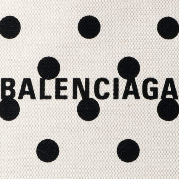 339933k9h8n9290 4 Balenciaga Navy Hippo Tote Bag Polka