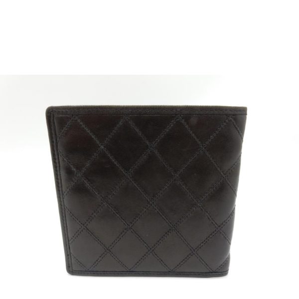 33994 2 Chanel Pico Rolle Wallet Black