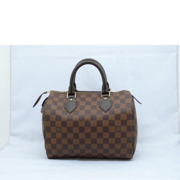 33998 1 Louis Vuitton Speedy 25 Bag Damier Ebene