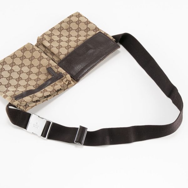 340110kwh390008 3 Gucci GG Canvas Waist Pouch