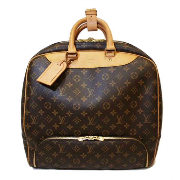 34021 1 Louis Vuitton Evasion Duffel Bag Monogram Brown