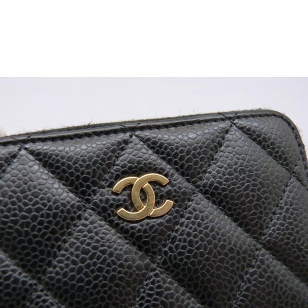 34056 7 Chanel Coin Purse Bag Black