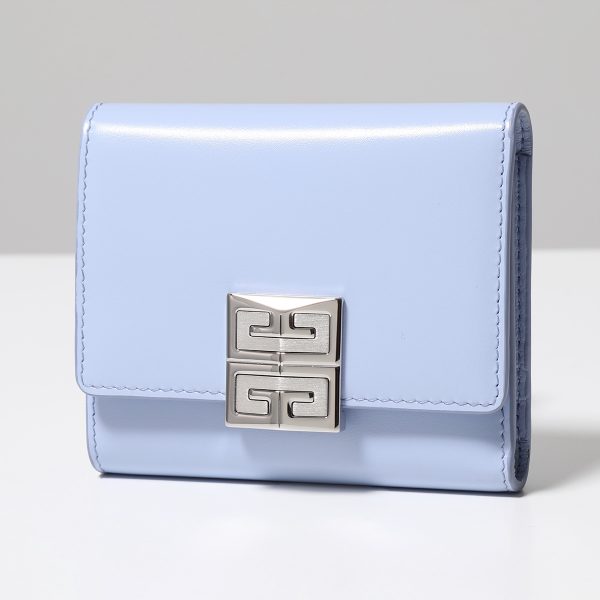 340825650 1 Givenchy 4G Logo Trifold Wallet Baby Blue