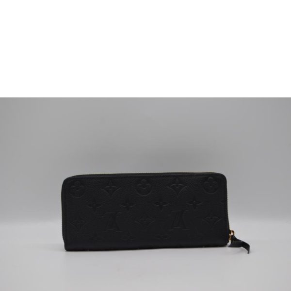 34248 2 Louis Vuitton Portefeuil Clémence Empreinte Wallet Noir