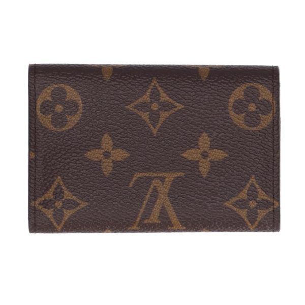 34293 2 Louis Vuitton Multicle 6 Monogram Wallet Brown