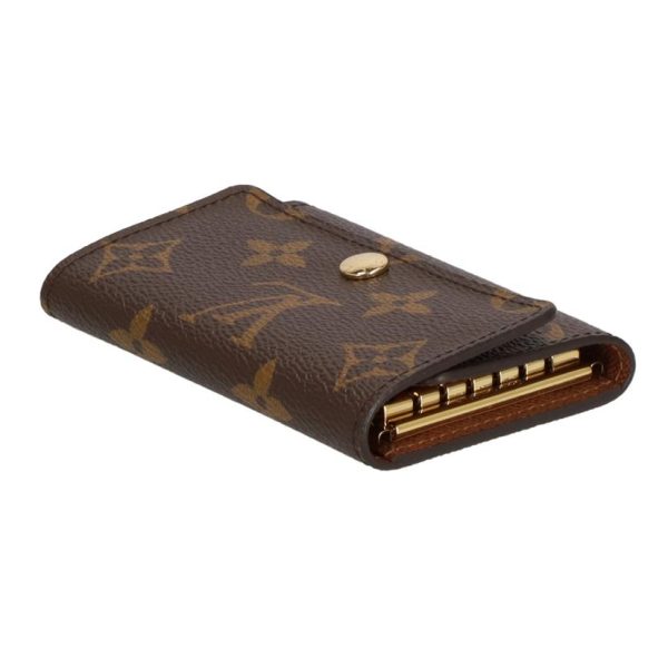 34293 4 Louis Vuitton Multicle 6 Monogram Wallet Brown