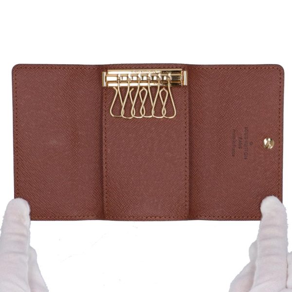 34293 6 Louis Vuitton Multicle 6 Monogram Wallet Brown