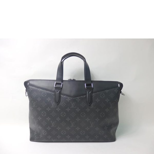 34353 2 Louis Vuitton Briefcase Explorer Bag Monogram Eclipse