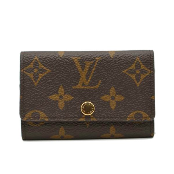 34446 1 Louis Vuitton Multicle 6 Monogram Wallet Fuchsia