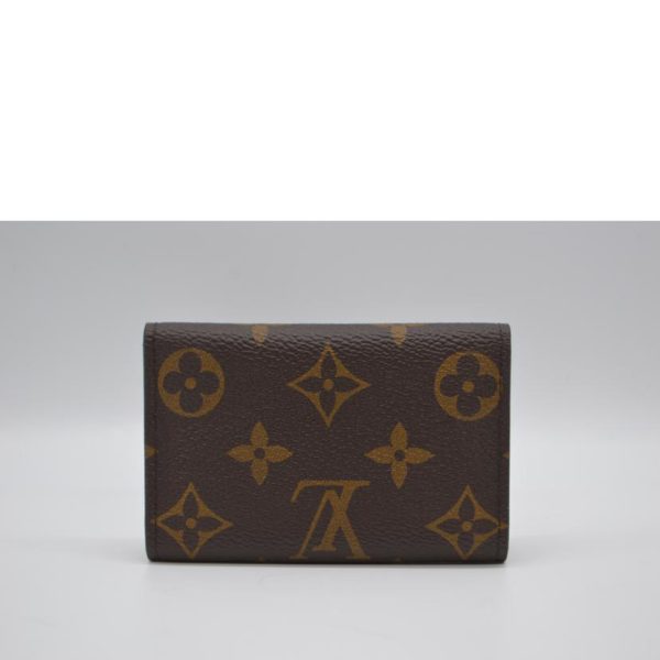 34446 2 Louis Vuitton Multicle 6 Monogram Wallet Fuchsia