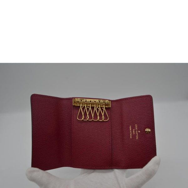 34446 4 Louis Vuitton Multicle 6 Monogram Wallet Fuchsia