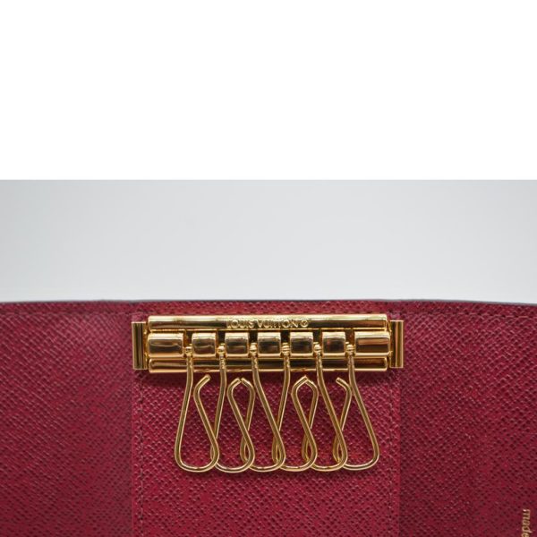 34446 5 Louis Vuitton Multicle 6 Monogram Wallet Fuchsia