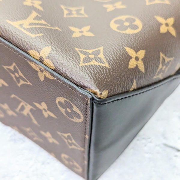 344 05 Louis Vuitton Monogram Macassar Weekend Tote PM Brown