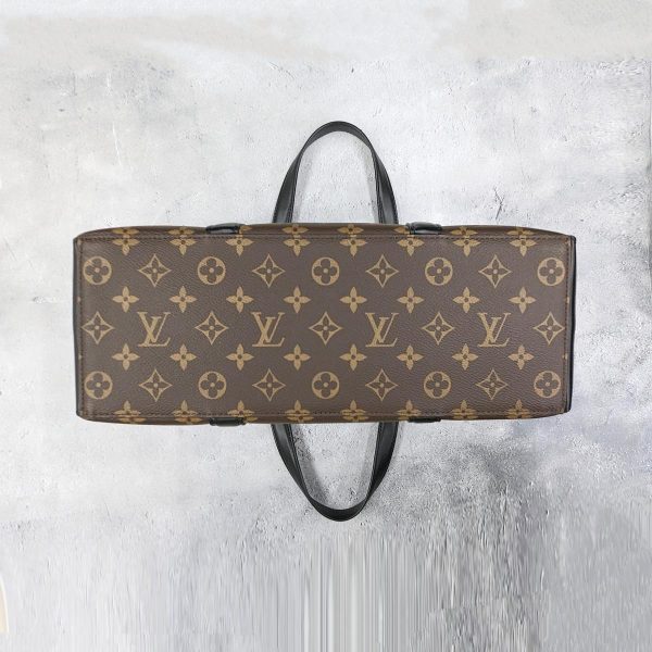 344 16 Louis Vuitton Monogram Macassar Weekend Tote PM Brown