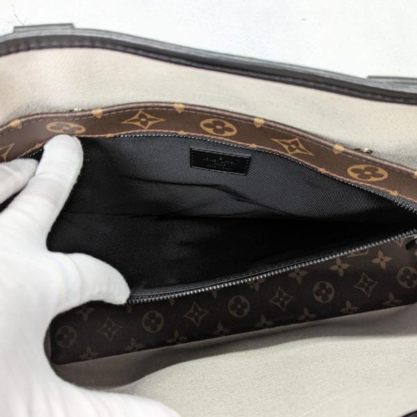 344 17 Louis Vuitton Monogram Macassar Weekend Tote PM Brown