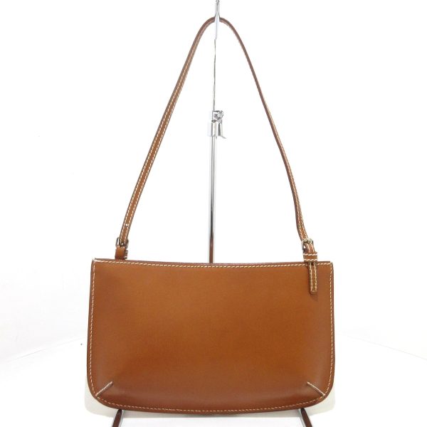 34577713 3 Celine Flower Leather Shoulder Bag Brown