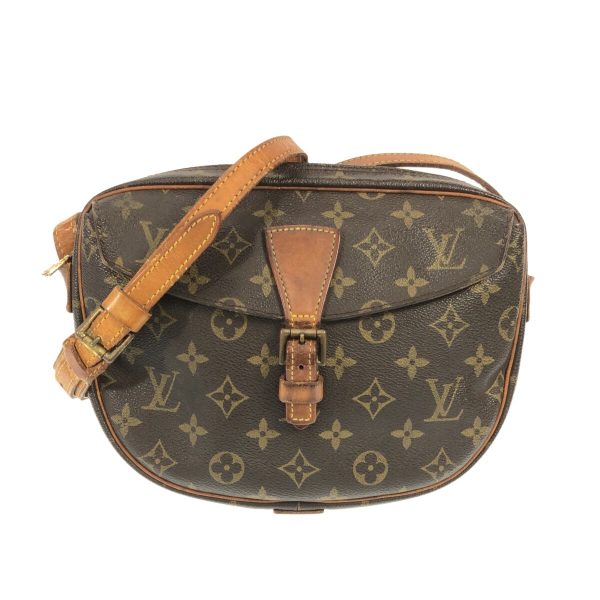 34577782 1 Louis Vuitton Genefeuille Monogram Canvas Shoulder Bag Brown