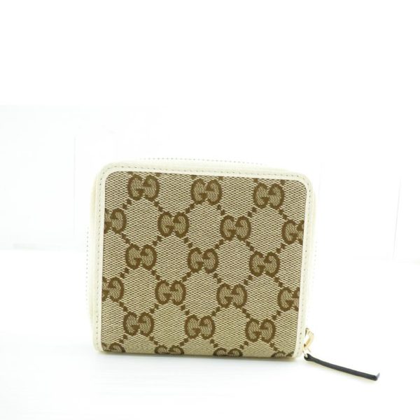 34710 2 Gucci 2 Fold Wallet Biege