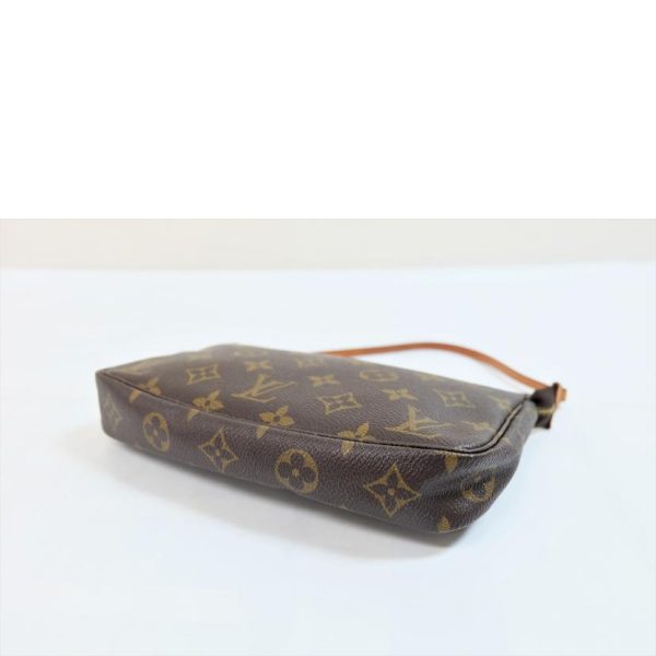 34711 3 Louis Vuitton Old Pochette Accessory Monogram Bag Brown