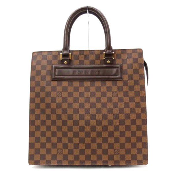 34755 1 Louis Vuitton Venice GM Damier Ebene Shoulder Bag Brown