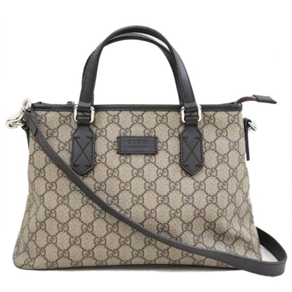 34776 1 Gucci GG Supreme Two Way Hand Bag