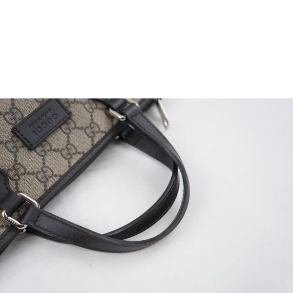 34776 3 Gucci GG Supreme Two Way Hand Bag