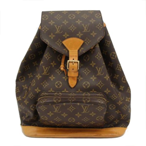 34895 1 Louis Vuitton Monsouris GM Backpack Monogram Brown