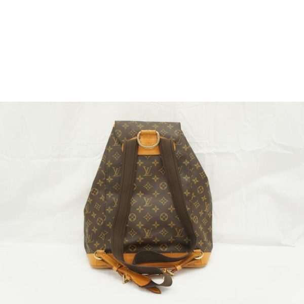 34895 2 Louis Vuitton Monsouris GM Backpack Monogram Brown