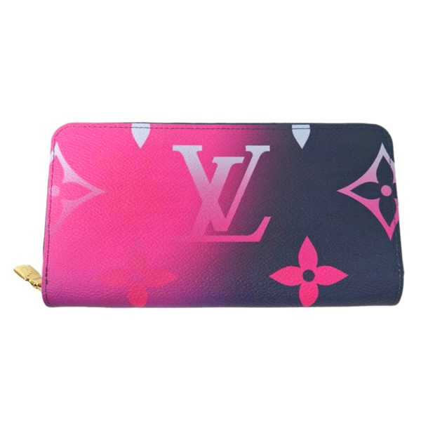 35097 1 Louis Vuitton Zippy Wallet Monogram Giant Midnight Fuchsia