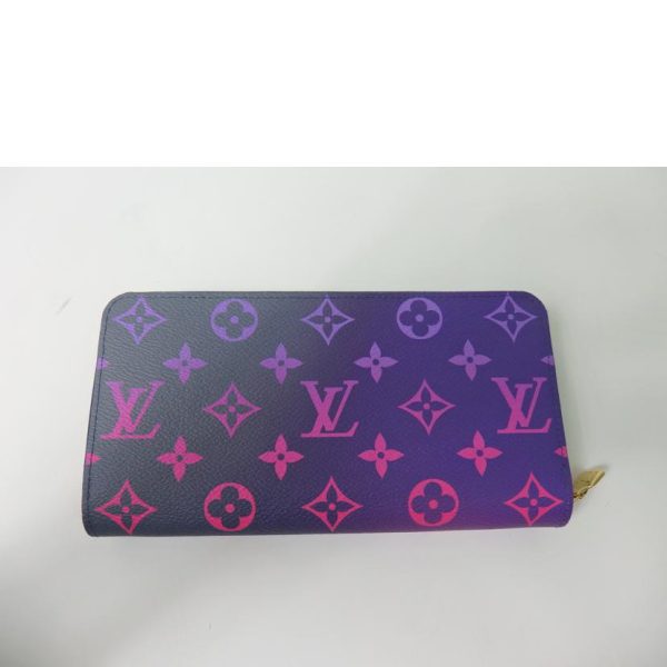 35097 2 Louis Vuitton Zippy Wallet Monogram Giant Midnight Fuchsia