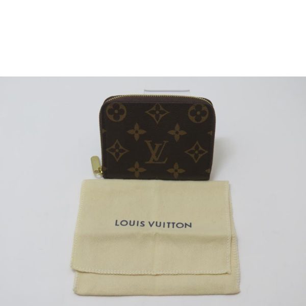 35138 5 Louis Vuitton Zippy Coin Purse Bag Monogram Brown