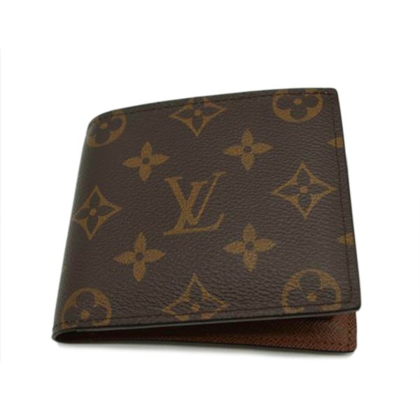 35177 1 Louis Vuitton Portefeuil Marco NM2 Monogram Wallet Brown