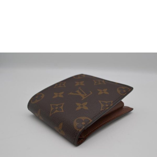 35177 3 Louis Vuitton Portefeuil Marco NM2 Monogram Wallet Brown