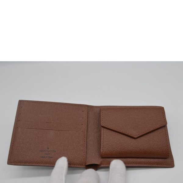 35177 4 Louis Vuitton Portefeuil Marco NM2 Monogram Wallet Brown