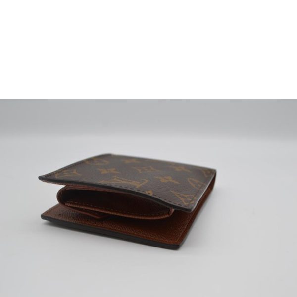 35177 5 Louis Vuitton Portefeuil Marco NM2 Monogram Wallet Brown