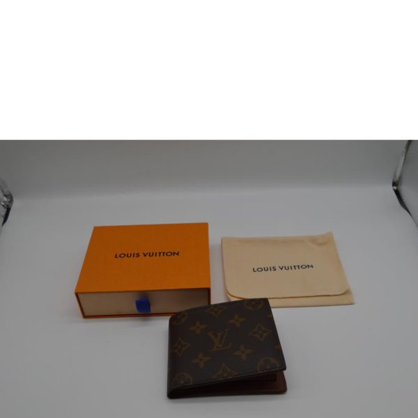 35177 6 Louis Vuitton Portefeuil Marco NM2 Monogram Wallet Brown