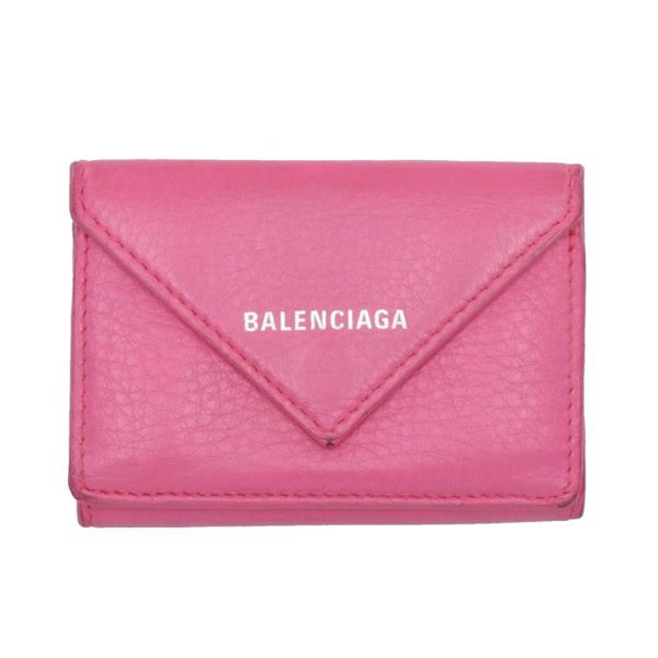 35296 1 Balenciaga Paper Mini Wallet Black